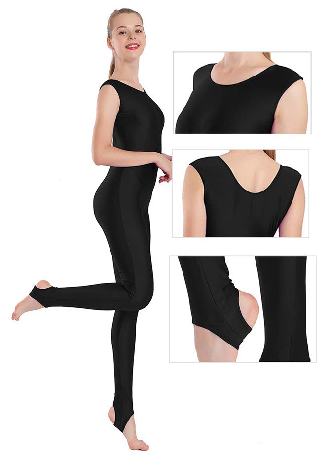 Speerise Womens Tank Unitard with Stirrup
