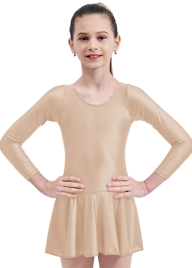 Speerise Long Sleeve Ballet Dance Leotard with Skirt
