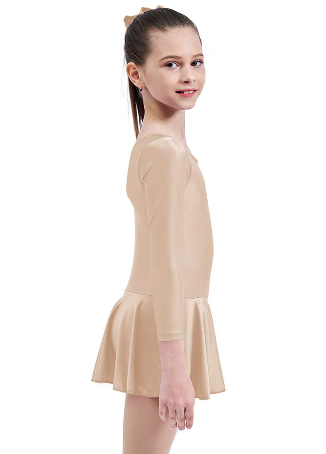 Speerise Long Sleeve Ballet Dance Leotard with Skirt