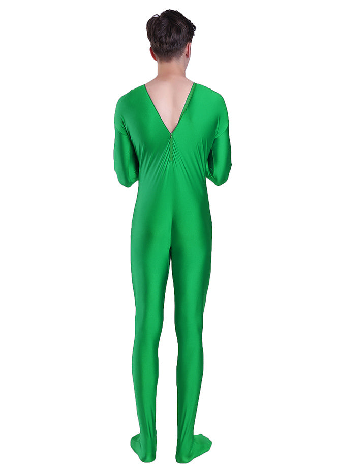 green zentai suit