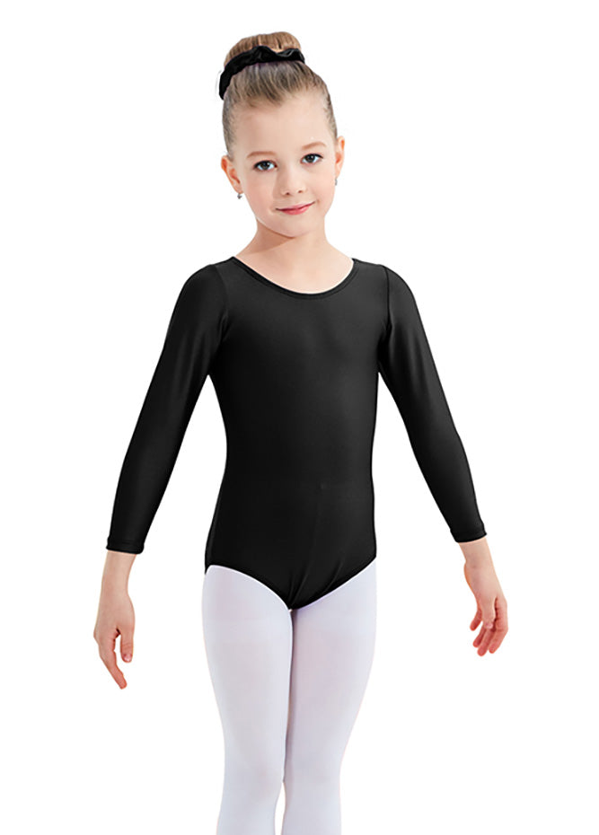 Black Long Sleeve Leotard