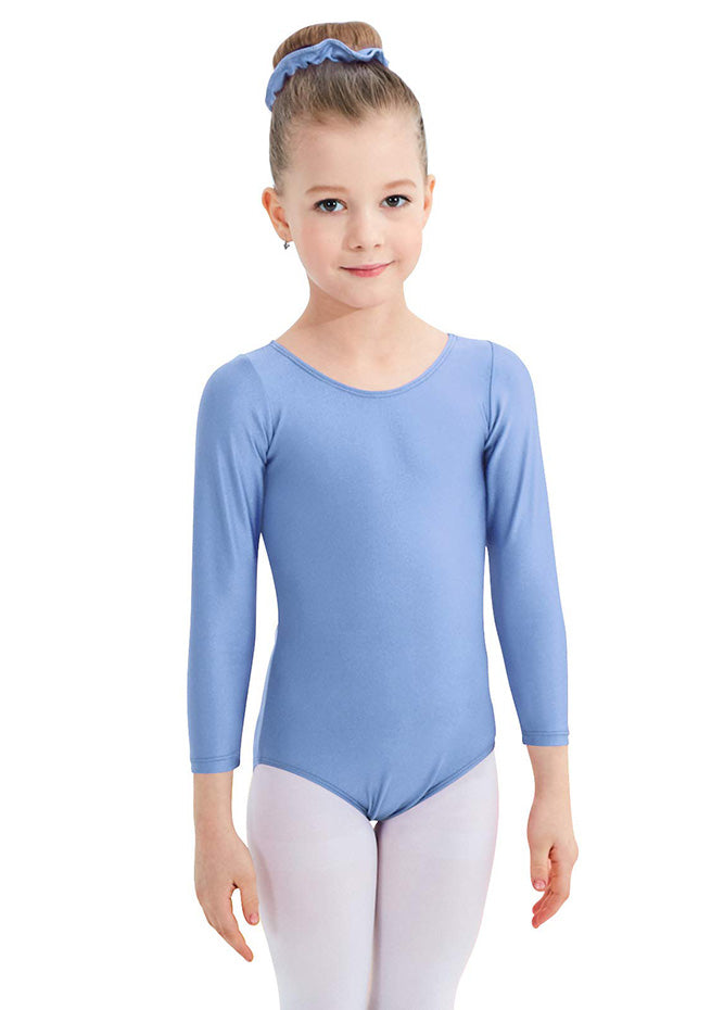 Light Blue Long Sleeve Leotard