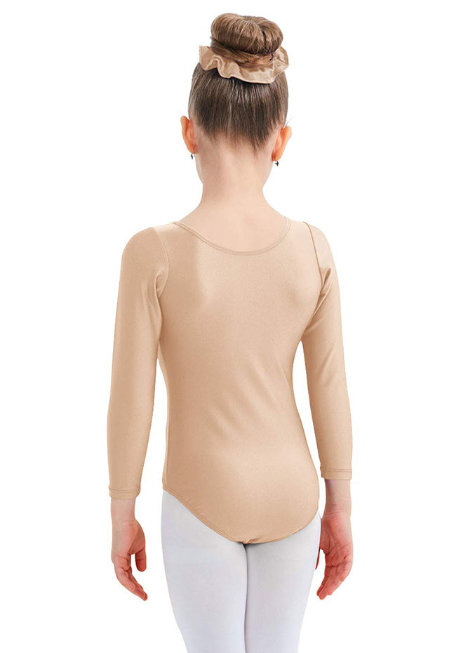Speerise Girls Roundneck Long Sleeve Leotard