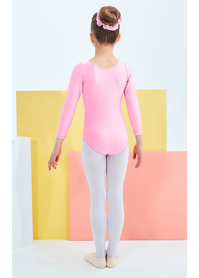 Pink Long Sleeve Leotard