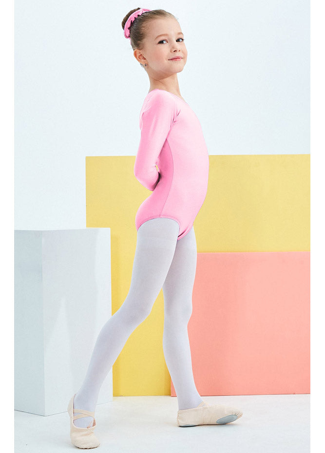 Pink Long Sleeve Leotard