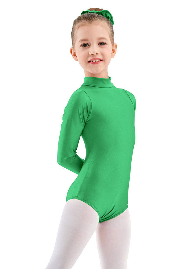 Girls Emerald Green Leotard