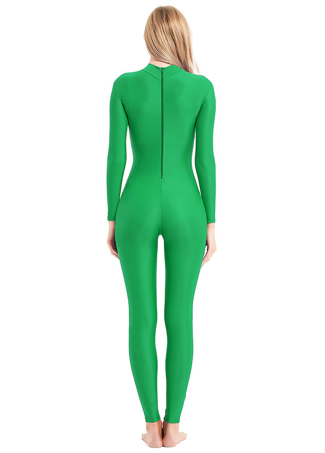 Green Turtleneck Unitard