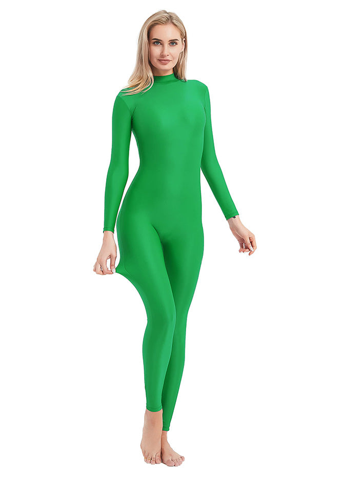 Green Turtleneck Unitard