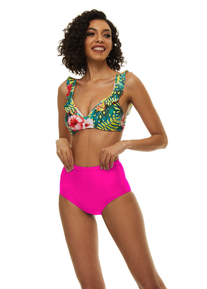 Speerise High Waisted Bikini Swim Bottoms