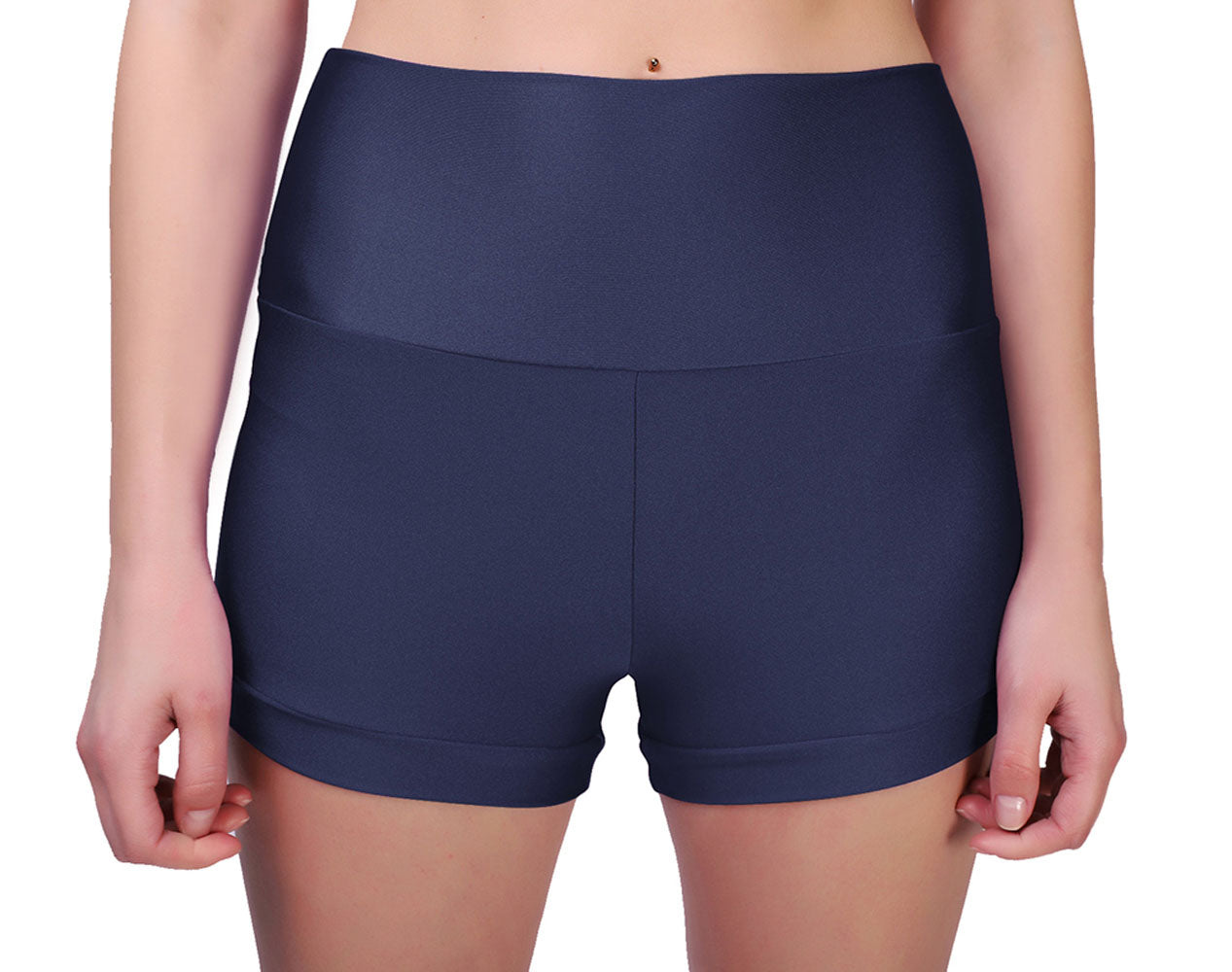 Ladies High Waisted Yoga Shorts