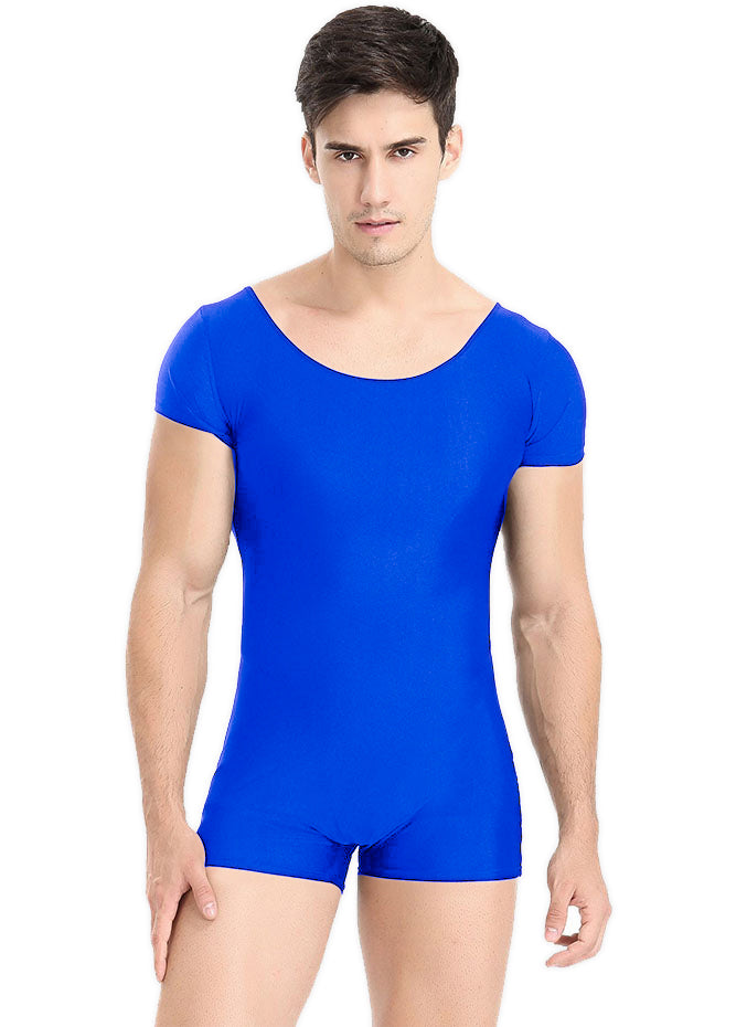 Speerise Mens Spandex Bodysuit Workout Biketard