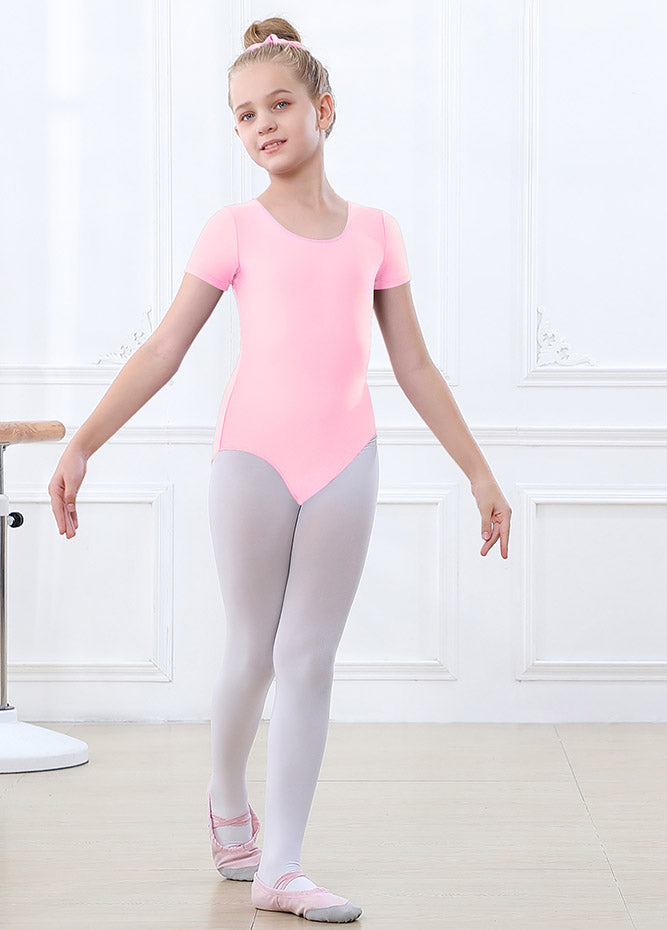 Pink Cap Sleeve Leotard