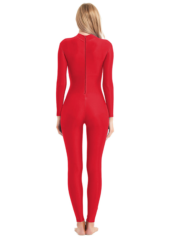 Red Turtleneck Unitard