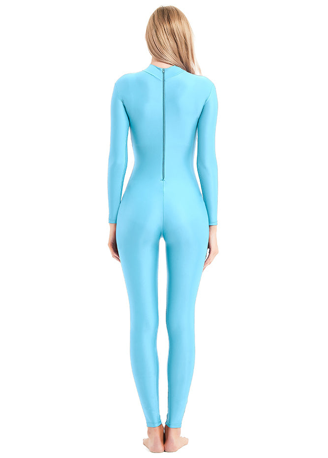 Turquoise Turtleneck Unitard
