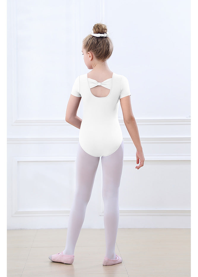 White Cap Sleeve Leotard