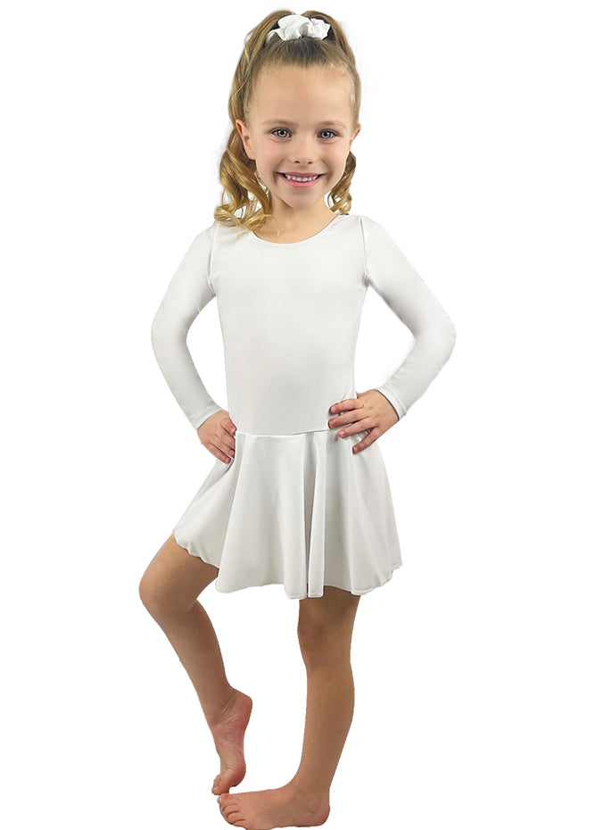 Speerise Long Sleeve Ballet Dance Leotard with Skirt