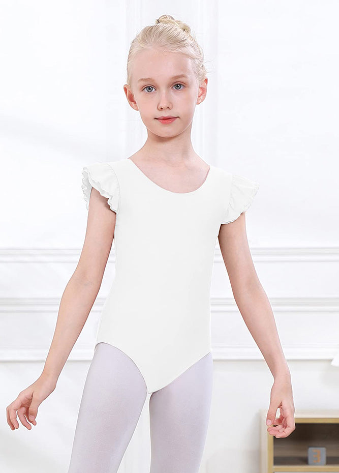 Speerise Ruffle Leotard Crisscross Back 3-12 Years