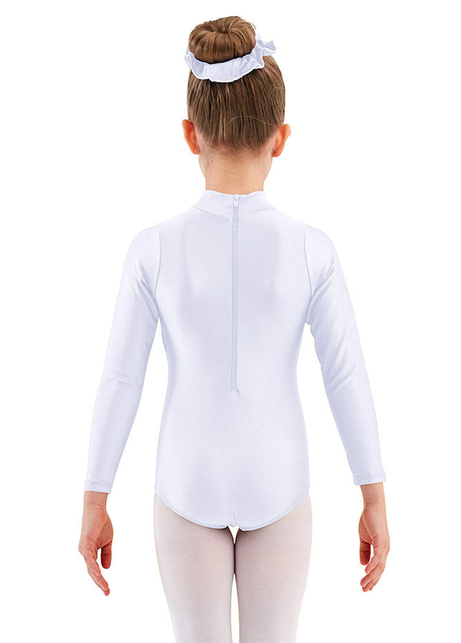 White junior leotard