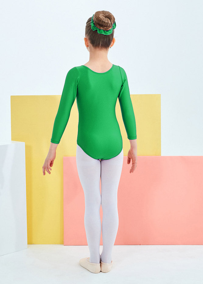 Speerise Girls Roundneck Long Sleeve Leotard