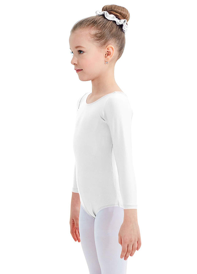 Speerise Girls Roundneck Long Sleeve Leotard