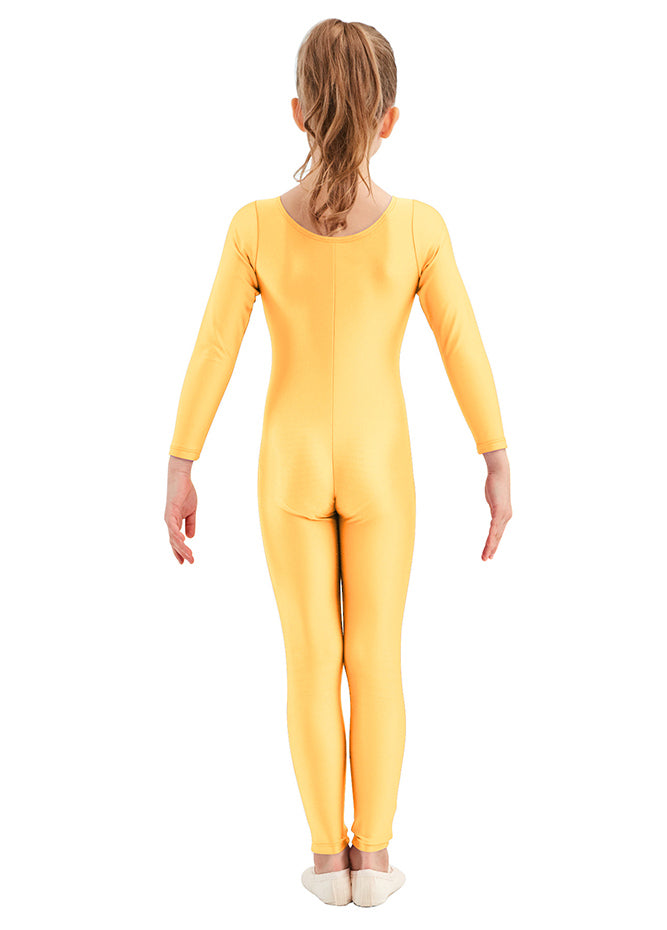 Yellow long sleeve unitard