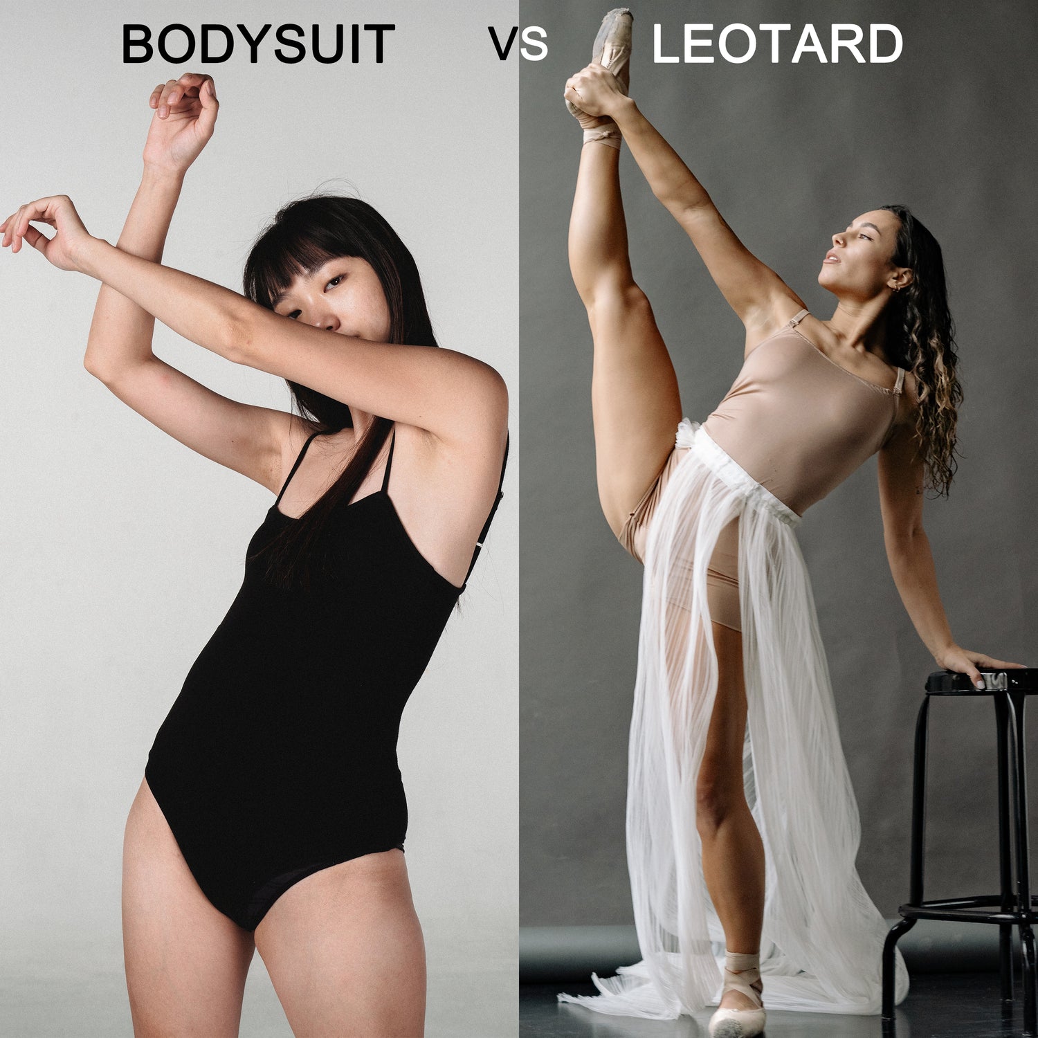 Difference: Leotards VS Bodysuits