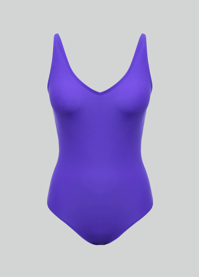 Womens V-Neck Back Straps Spandex Leotards