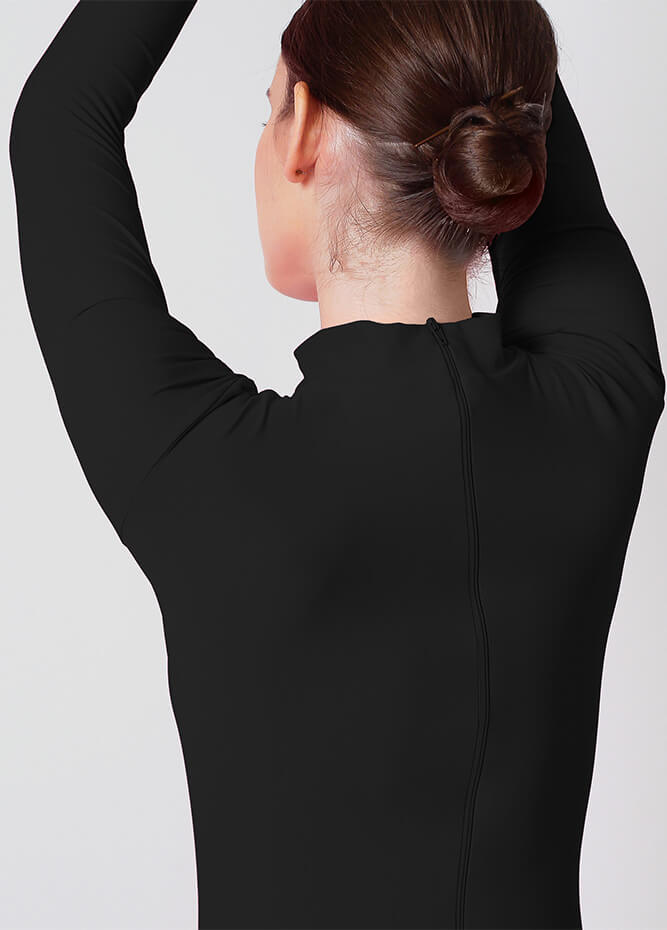 Womens Turtleneck Long Sleeve Unitard