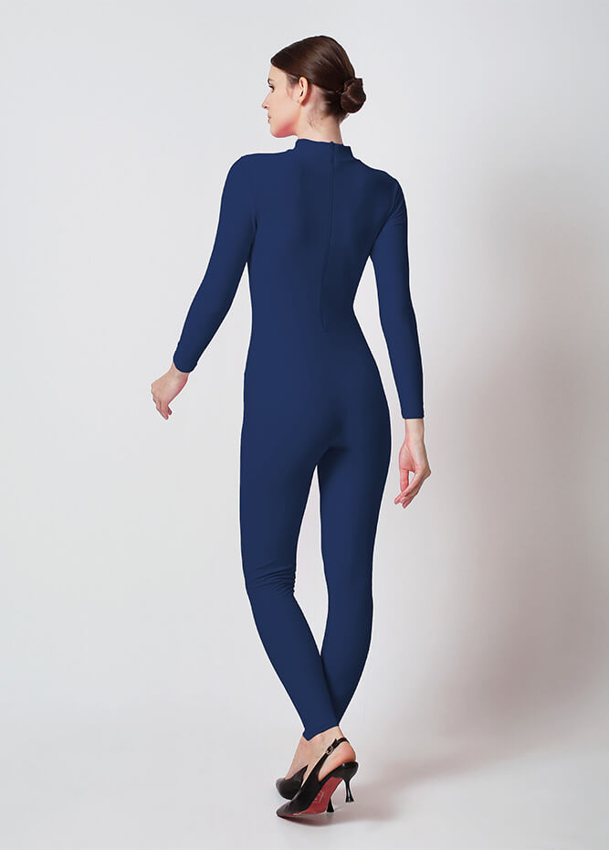 Womens Turtleneck Long Sleeve Unitard