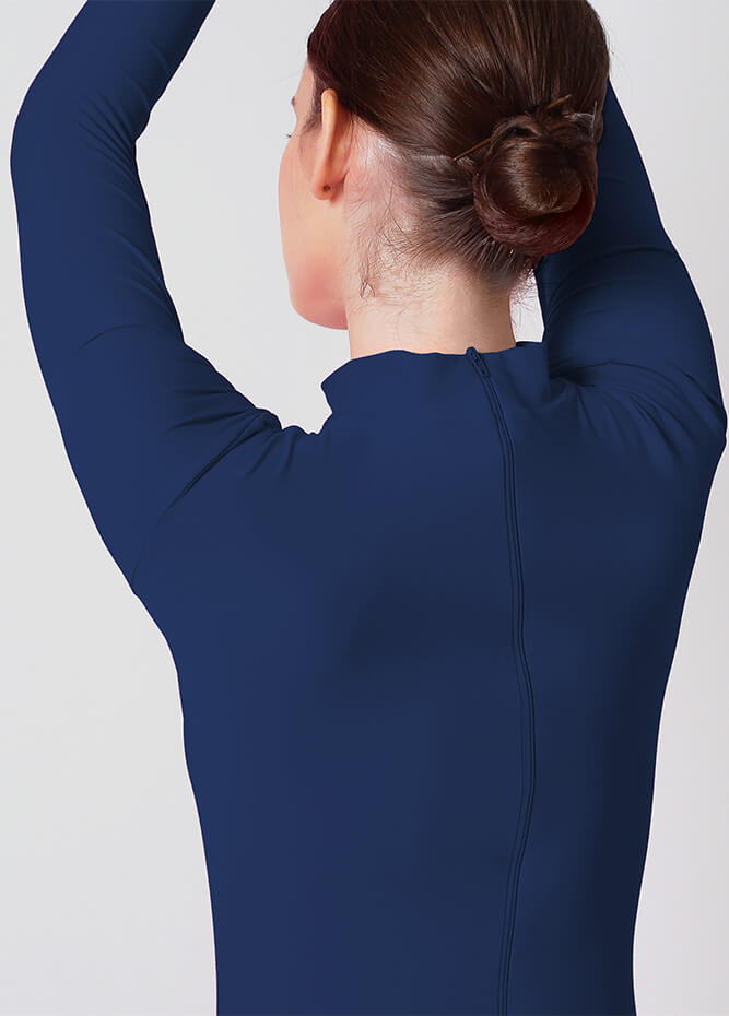Womens Turtleneck Long Sleeve Unitard