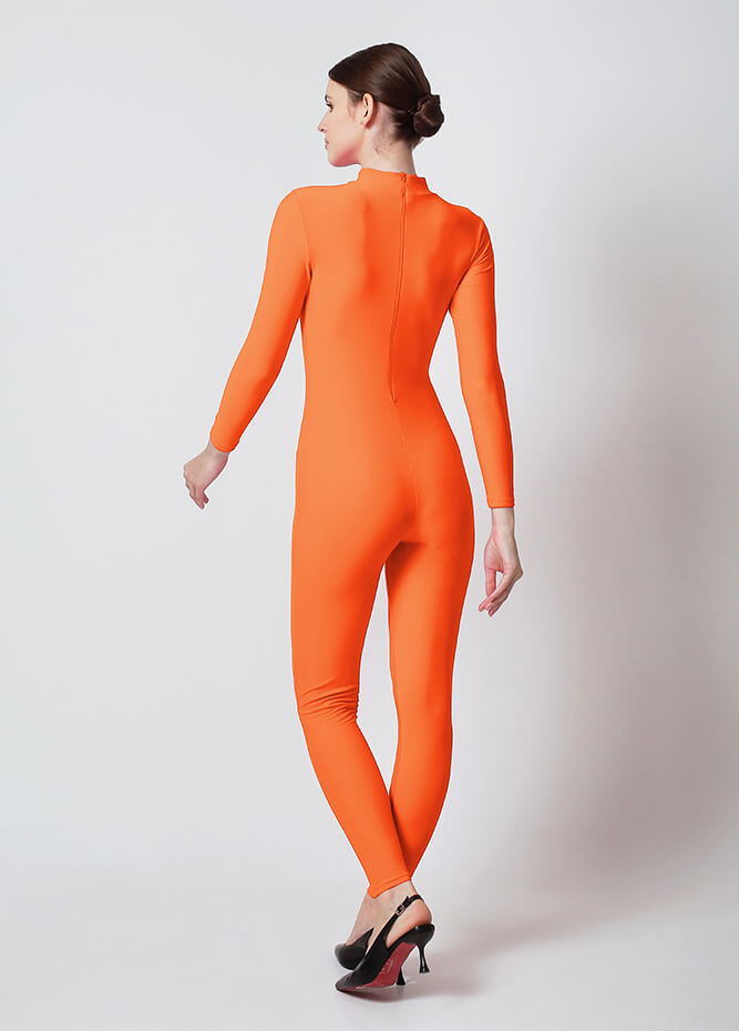 Womens Turtleneck Long Sleeve Unitard