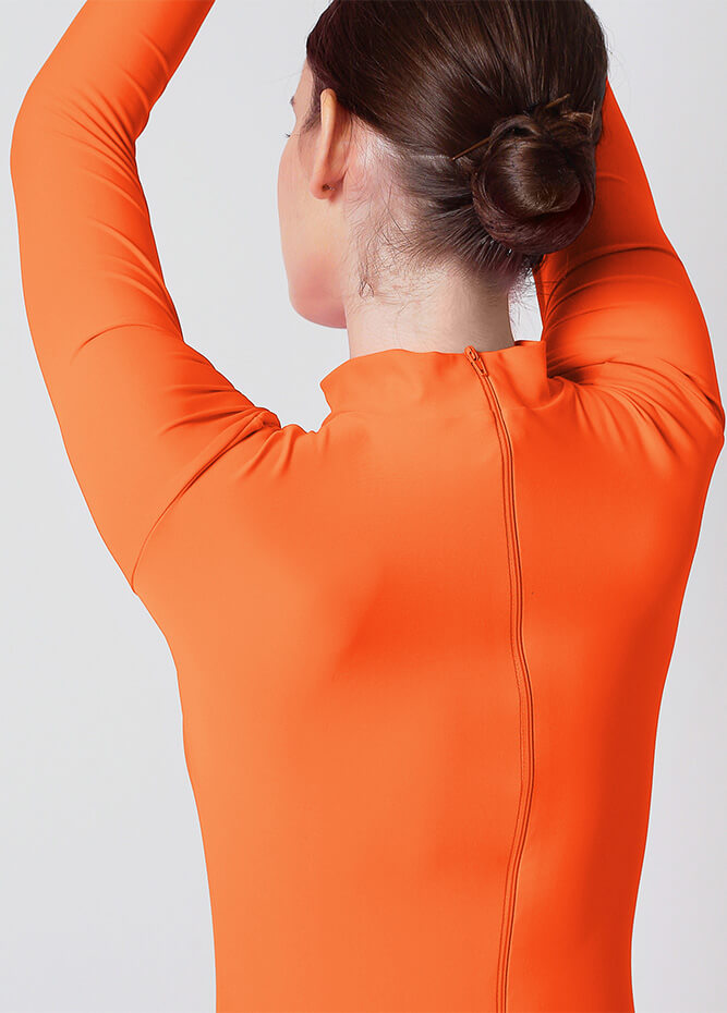 Womens Turtleneck Long Sleeve Unitard