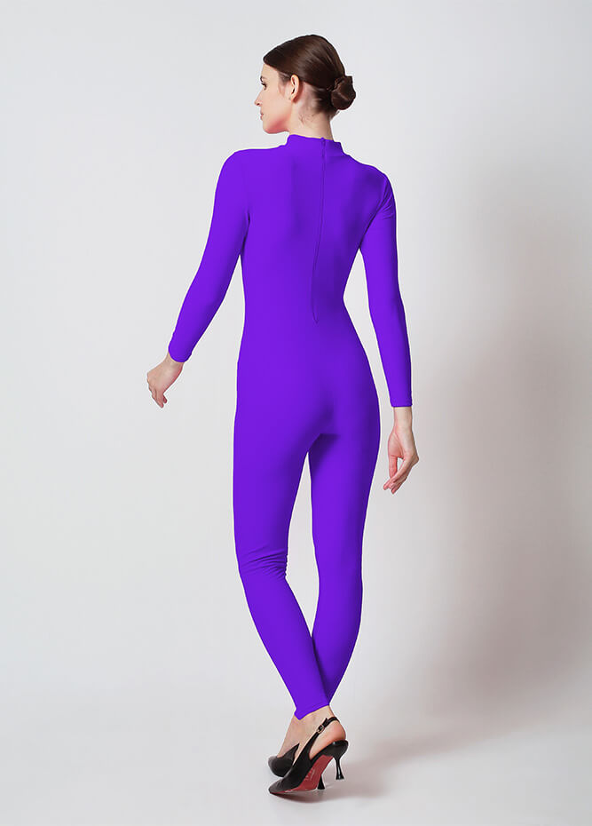 Womens Turtleneck Long Sleeve Unitard