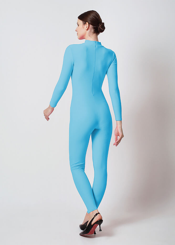 Womens Turtleneck Long Sleeve Unitard