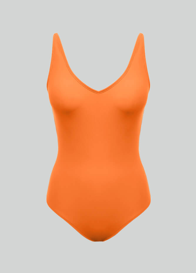Womens V-Neck Back Straps Spandex Leotards