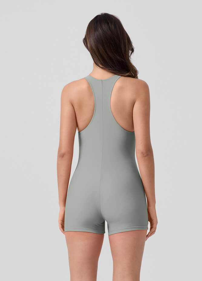Fitness Workout Spandex Romper Bodysuit