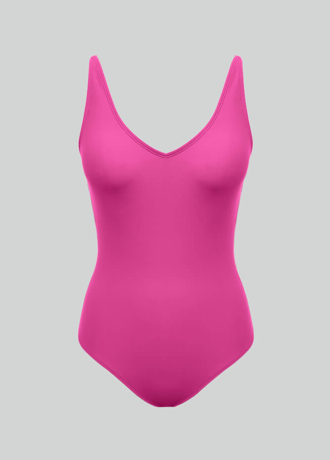 Womens V-Neck Back Straps Spandex Leotards