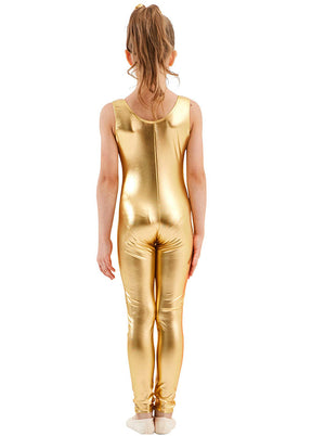 Girls 80s Barbie Costume Tank Unitard