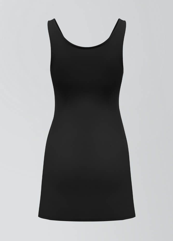 2-in-1 Tank Active Dress With Attached Shorts