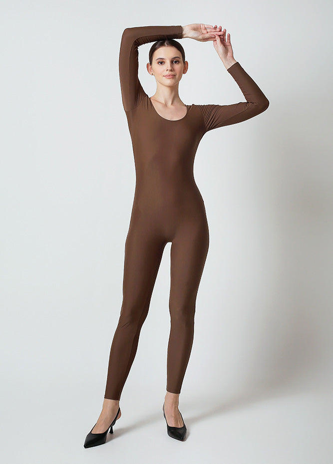 Speerise Long Sleeve Scoop Neck Unitard