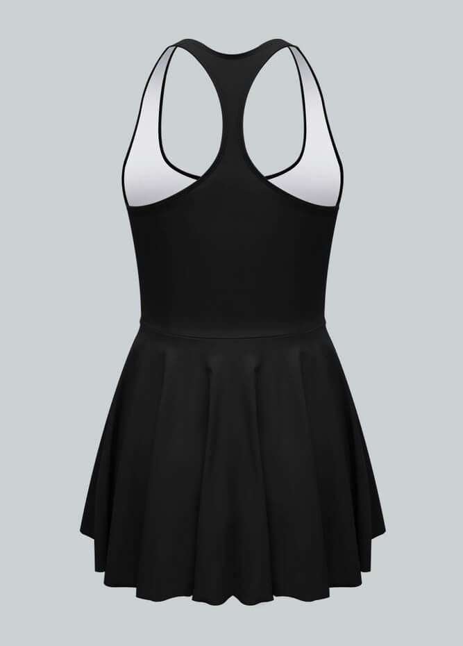 2-in-1 Athletic Dress With Detached Shorts
