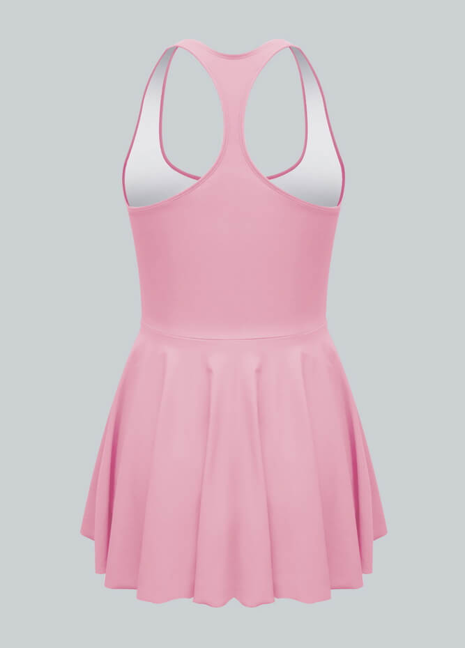 2-in-1 Athletic Dress With Detached Shorts