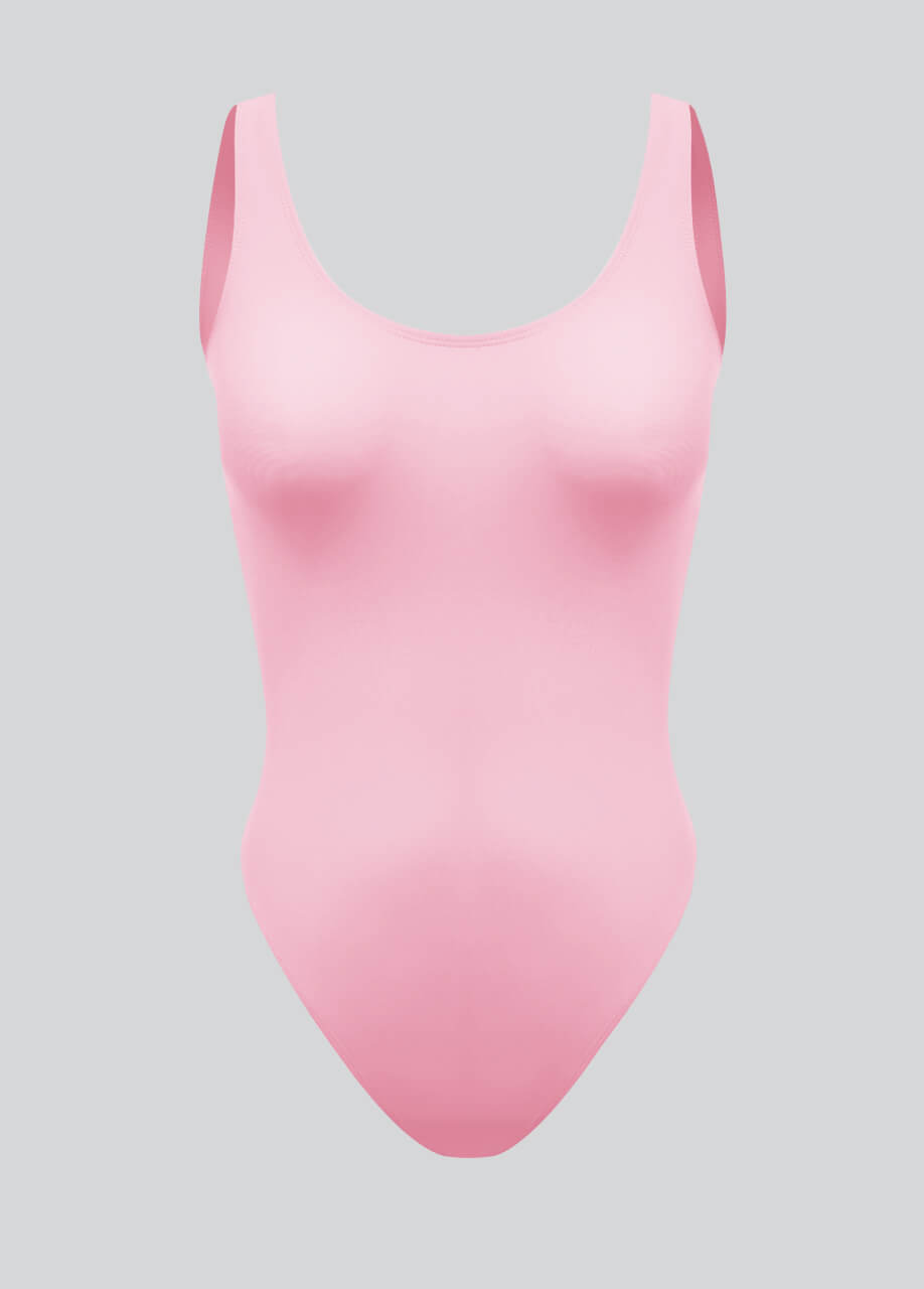 Date Style Holiday Bodysuit with Pink Bow