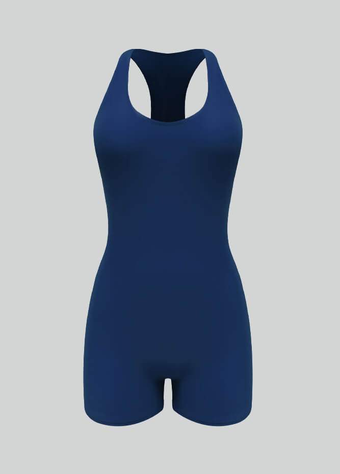 Fitness Workout Spandex Romper Bodysuit