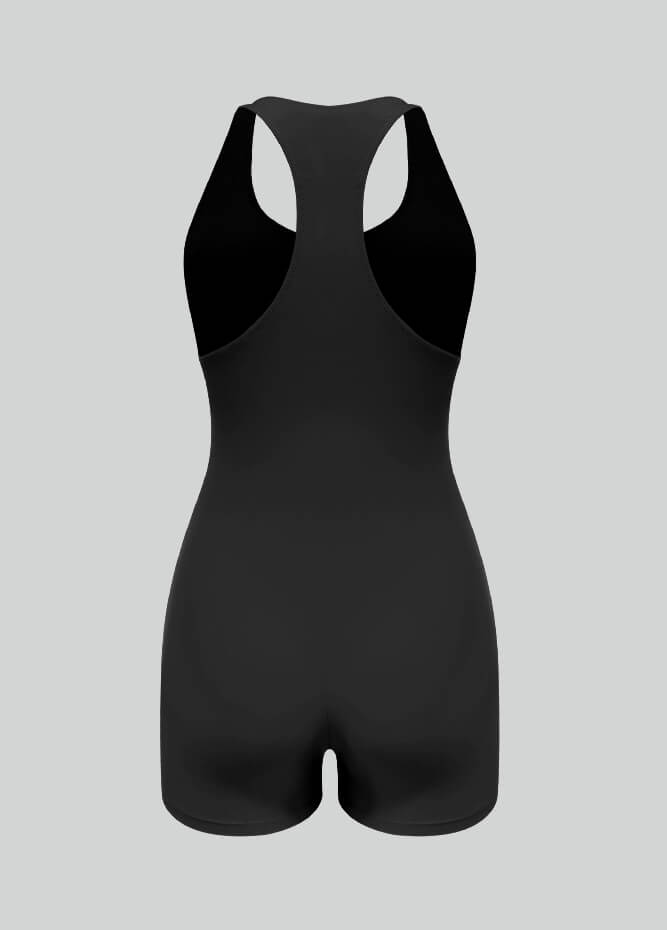 Fitness Workout Spandex Romper Bodysuit