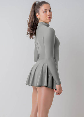 Speerise Women Dance Leotard with Skirt