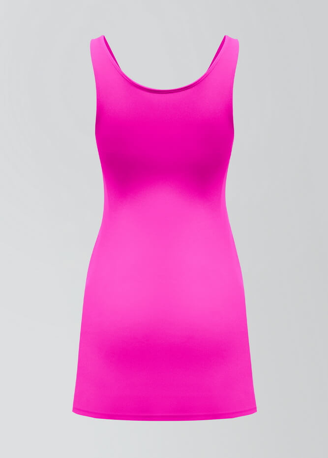 2-in-1 Tank Active Dress With Attached Shorts