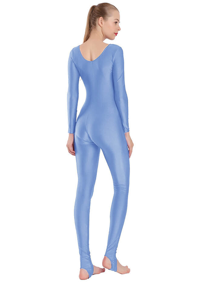 Womens Scoop Neck Unitard with Stirrup