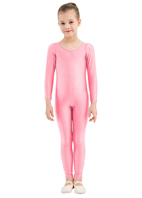 Speerise Girls Bodysuit Long Sleeve Spandex Unitard