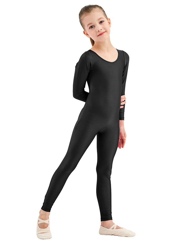 Speerise Girls Bodysuit Long Sleeve Spandex Unitard